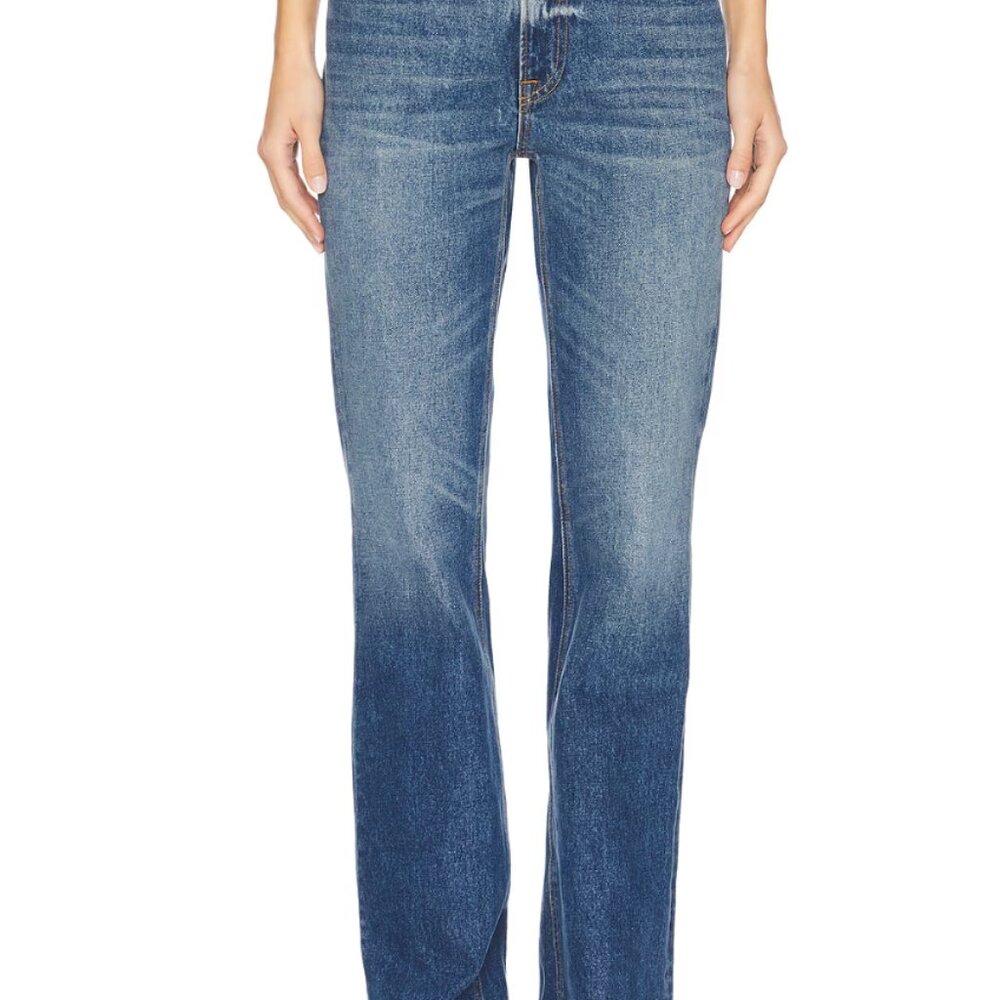 GRLFRND Melanie High Rise Boot Cut Jeans